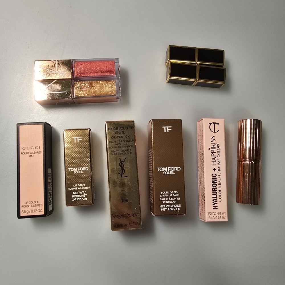 Lipstick Bundle - Tom Ford, YSL, Gucci